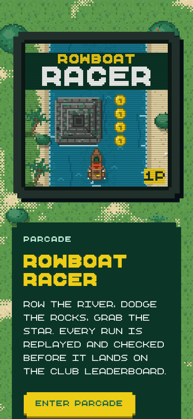 parcxrpl.com PARCade band on a phone